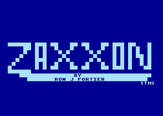 Zaxxon – Title screen