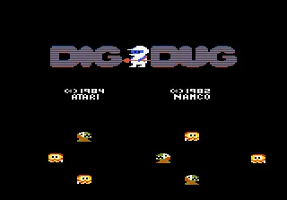 Dig Dug – Écran-titre