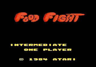 Food Fight (7800) – Titulní obrazovka