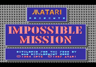 Impossible Mission – Écran-titre
