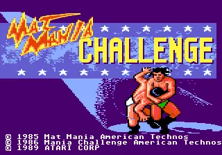 Mat Mania Challenge – Titulní obrazovka