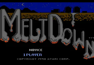 Meltdown – Titulní obrazovka