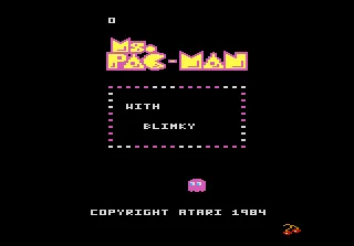 Ms. Pac-Man – Title screen