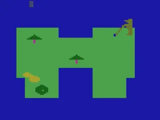 Ninja Golf (7800) – Titulní obrazovka