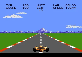 Pole Position II (7800) – En jeu
