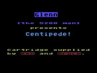 Centipede – Titelbildschirm