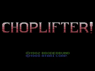 Choplifter – Titelbildschirm