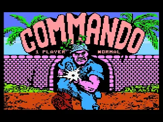 Commando – Titulní obrazovka