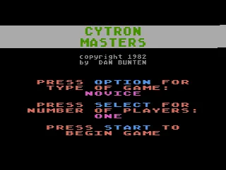 Cytron Masters – Title screen