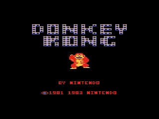Donkey Kong – Titulní obrazovka