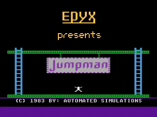 Jumpman – Title screen