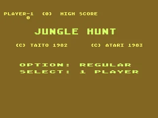 Jungle Hunt – Titulní obrazovka