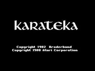 Karateka – Écran-titre