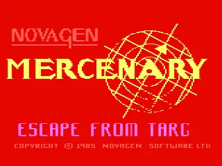 Mercenary – Titulní obrazovka