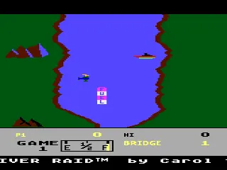 River Raid – Titelbildschirm