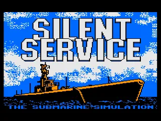 Silent Service – Title screen