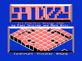 Spindizzy – Titelbildschirm