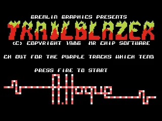 Trailblazer – Titulní obrazovka