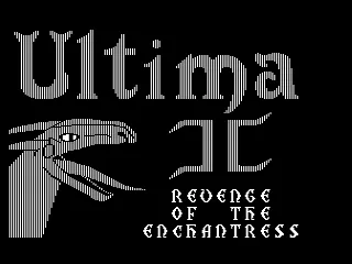 Ultima II: Revenge of the Enchantress – Titulní obrazovka