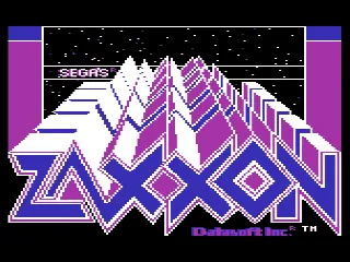 Zaxxon – Titulní obrazovka