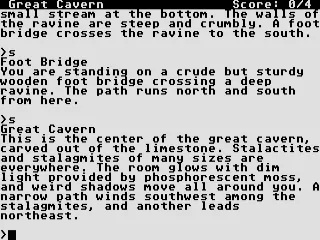Zork II: The Wizard of Frobozz – In-game