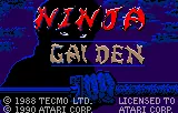 Ninja Gaiden – Title screen