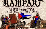 Rampart – Titulní obrazovka