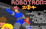Robotron 2084 – Title screen