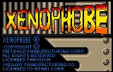 Xenophobe – Title screen