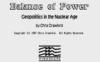 Balance of Power – Écran-titre
