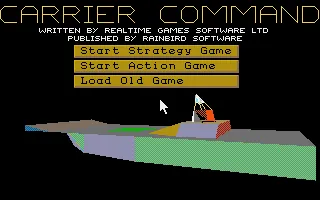 Carrier Command – Title screen