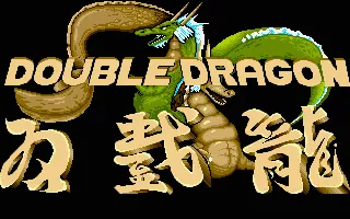 Double Dragon – Title screen