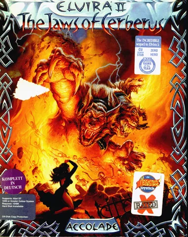 Elvira II: The Jaws of Cerberus – boxart