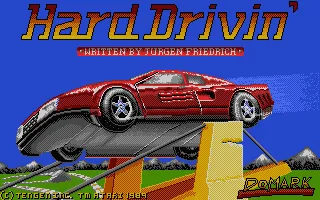 Hard Drivin' – Titulní obrazovka