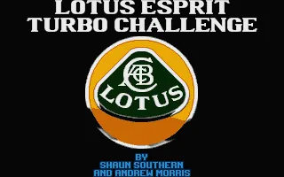 Lotus Esprit Turbo Challenge – Écran-titre
