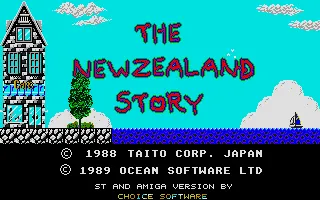 The New Zealand Story – Title screen