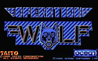 Operation Wolf – Titulní obrazovka