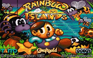 Rainbow Islands – Titulní obrazovka