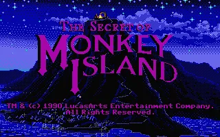 The Secret of Monkey Island – Titulní obrazovka