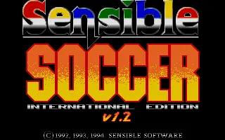 Sensible Soccer – Title screen