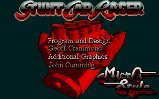 Stunt Car Racer – Titulní obrazovka