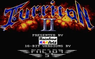 Turrican II: The Final Fight – Titulní obrazovka