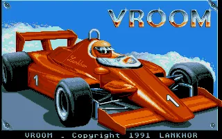 Vroom – Titulní obrazovka