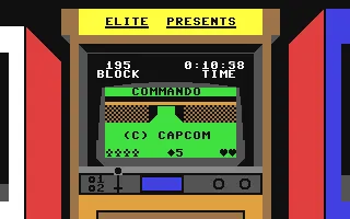 Commando – Title screen