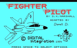 Fighter Pilot – Title screen