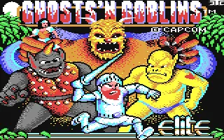 Ghosts'n Goblins – Titelbildschirm