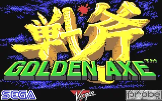 Golden Axe – Title screen