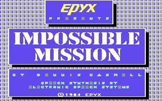 Impossible Mission – Écran-titre