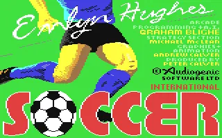 International Soccer – Titulní obrazovka