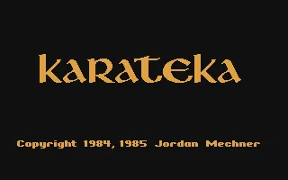 Karateka – Écran-titre